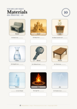 Materials practice sheet preview