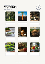 Vegetables practice sheet preview